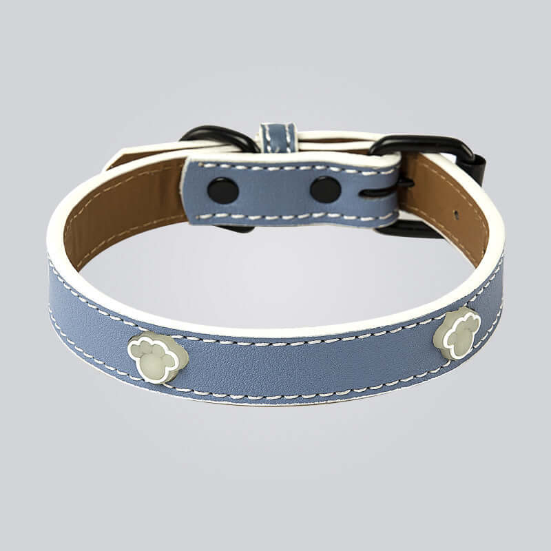 Cat Collar Adjustable and Luminous - Blue / L - Cat collar