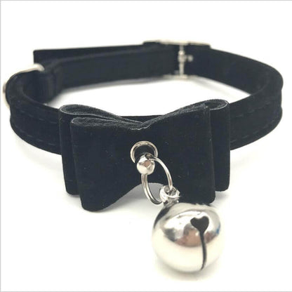 Cat collar - Black A - Cat collar