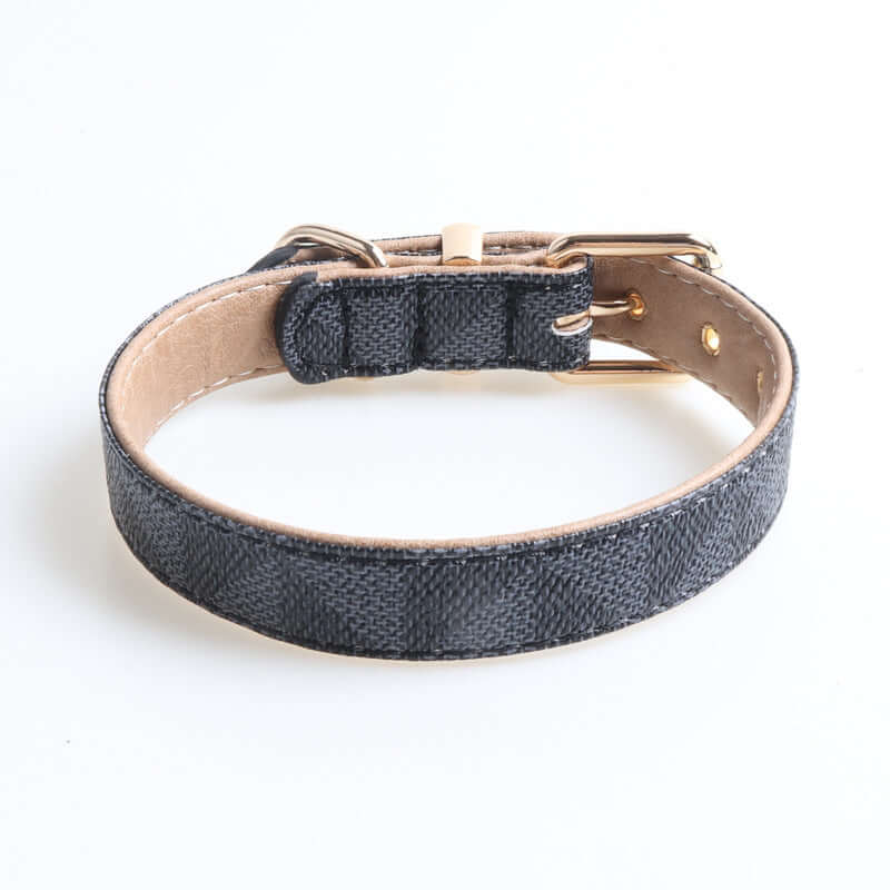 Cat Collar PU Leather - Blue / Collar 1.5x30cm - Cat collar