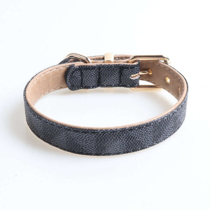 Cat Collar PU Leather - Blue / Collar 1.5x30cm - Cat collar