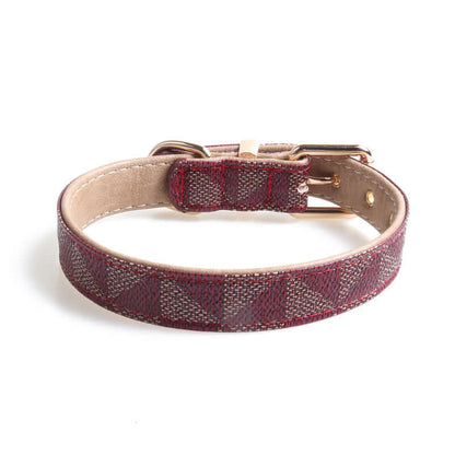 Cat Collar PU Leather - Red / Collar 1.5x30cm - Cat collar