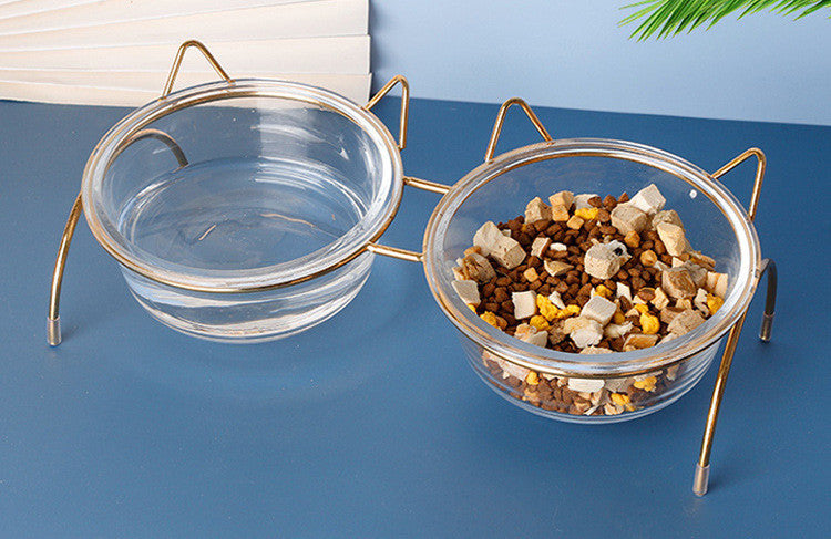Cat Glass Bowl - Cat Bowl