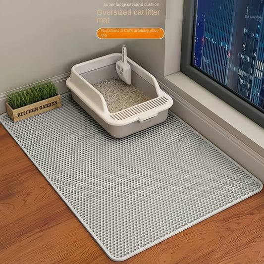 Cat Litter Mat * Double Layer Waterproof - GREY / 45x60cm