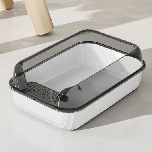Cat Litter Tray Large Semi-Closed Anti-Splash - UNITED KINGDOM