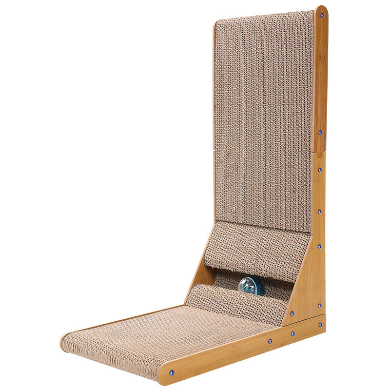 Cat Scratch Board L-type Vertical - Natural / Vertical Cat Scratch Board - Cat Scratcher