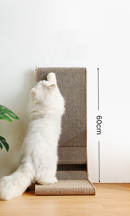 Cat Scratch Board L-type Vertical - Natural / Vertical Cat Scratch Board - Cat Scratcher