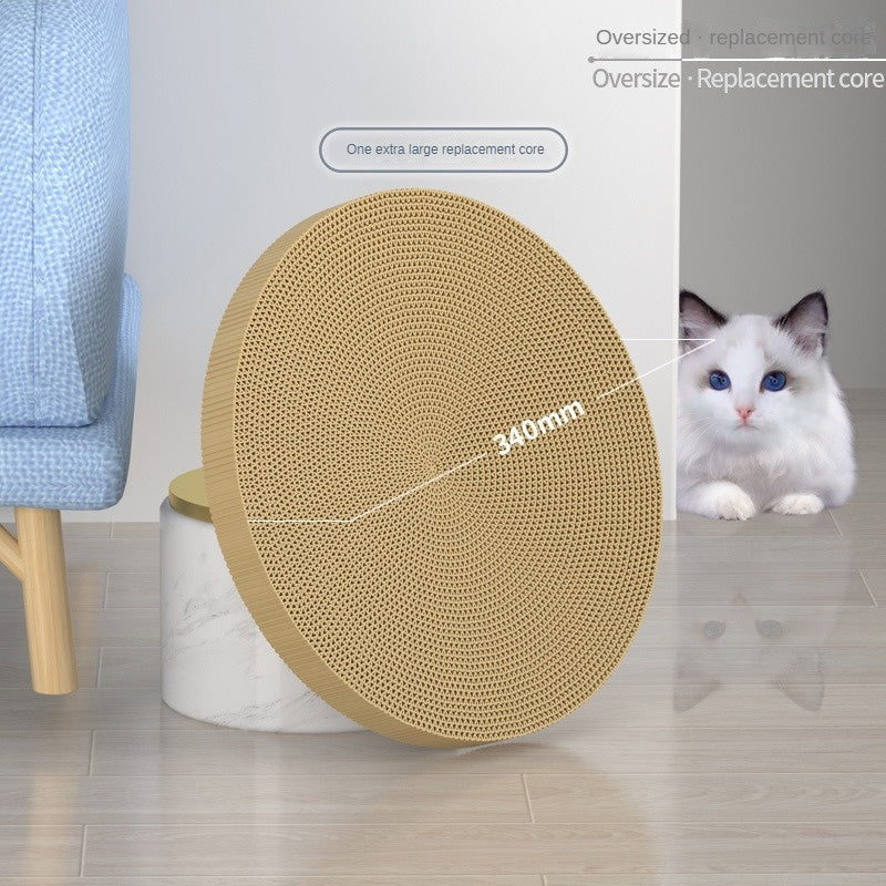 Cat Scratching Board Round Shape - Cat Scratcher