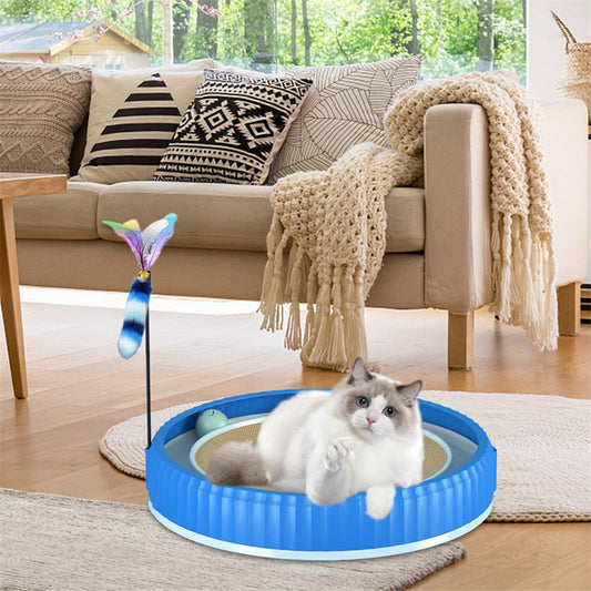 Cat Scratching Board Round Shape - Cat Scratcher