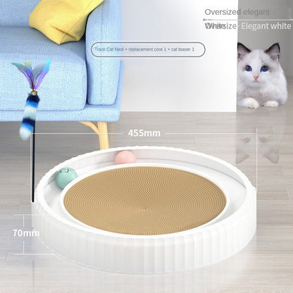 Cat Scratching Board Round Shape - Cat Scratcher