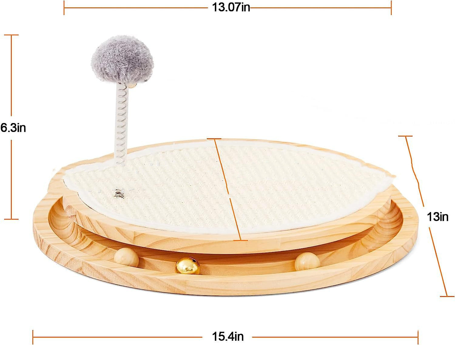 Cat Scratching Pad Toy - Primary Color / 400X340X47MM - Cat Scratcher