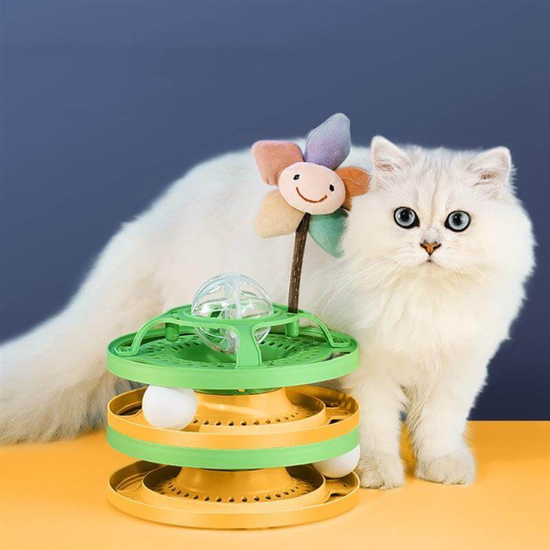 Cat Spinner Ball Toy Set - Cat Toy