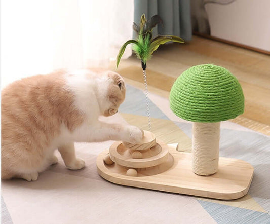 Cat Tree Scratcher - Green - Cat Scratcher