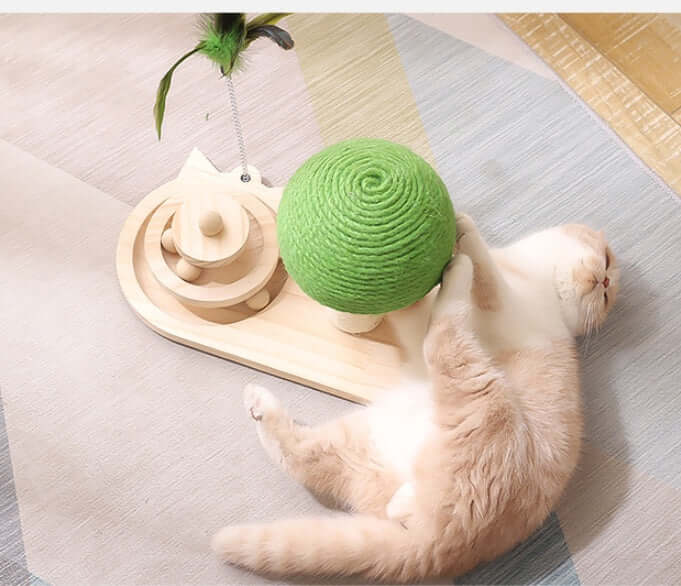 Cat Tree Scratcher - Green - Cat Scratcher