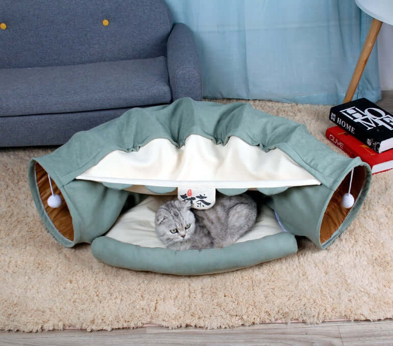 Cat Tunnel nest - Matcha - Cat Toy