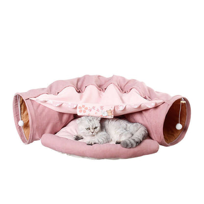 Cat Tunnel nest - Pink - Cat Toy
