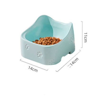 Ceramic bowl for pets - Green / One size - Ceramic bowl
