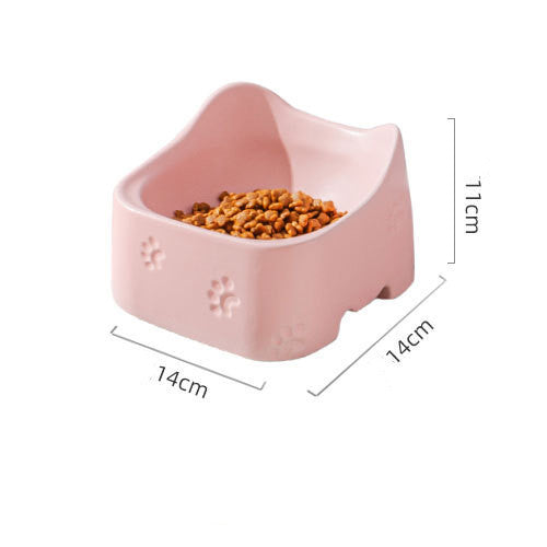 Ceramic bowl for pets - Pink / One size - Ceramic bowl