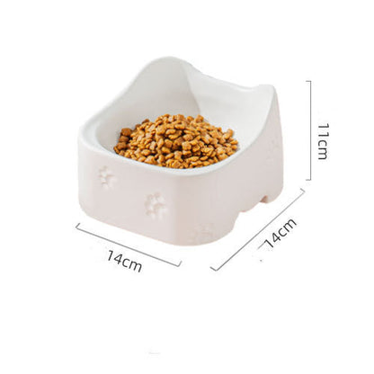 Ceramic bowl for pets - White / One size - Ceramic bowl