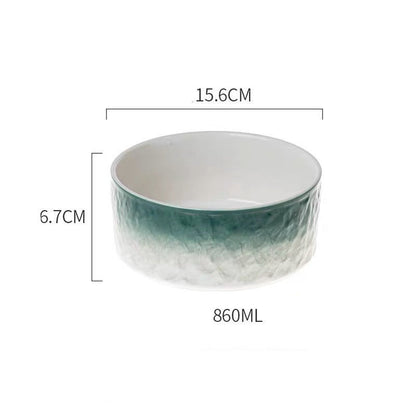 Ceramic Cat Bowl Coloured - Pet bowl