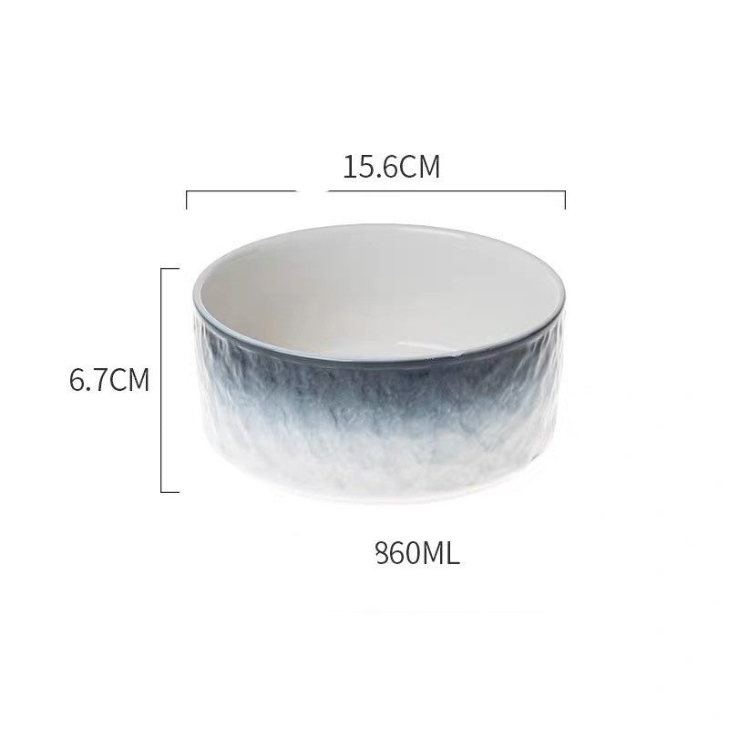 Ceramic Cat Bowl Coloured - Pet bowl