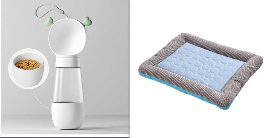 Cooling Pad Bed For Dogs - Blue set1 / L - Pet Bed
