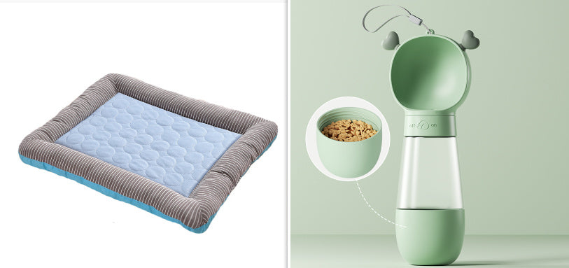 Cooling Pad Bed For Dogs - Blue set3 / L - Pet Bed