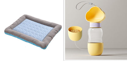 Cooling Pad Bed For Dogs - Blue set6 / L - Pet Bed
