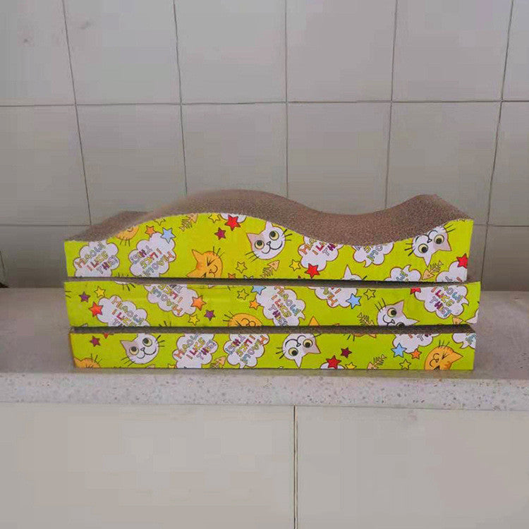 Corrugated cat scratch board - M / Wave - Cat Scratcher