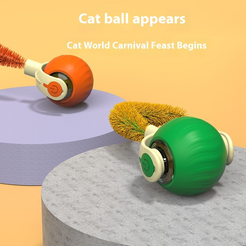 Cat Tug Ball Toy Motion-Activated