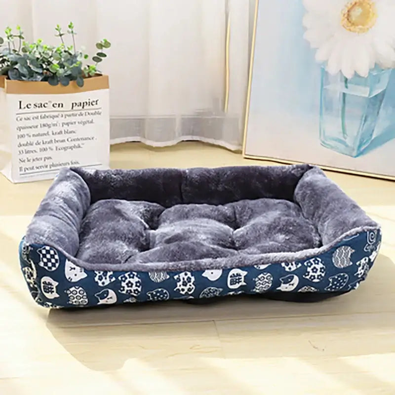 Dog Bed/Sofa - Blue / XXL 80x70cm