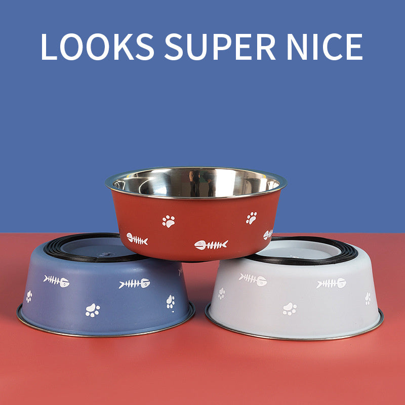 Dog Bowl Paw Design - Pet bowl