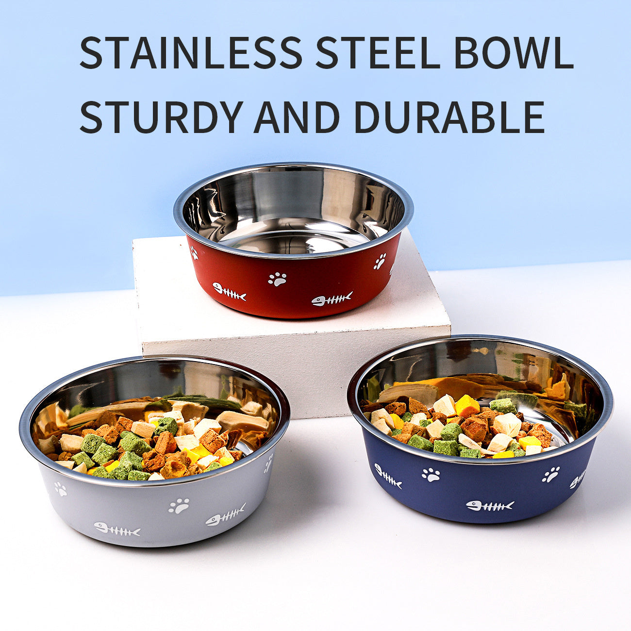 Dog Bowl Paw Design - Pet bowl