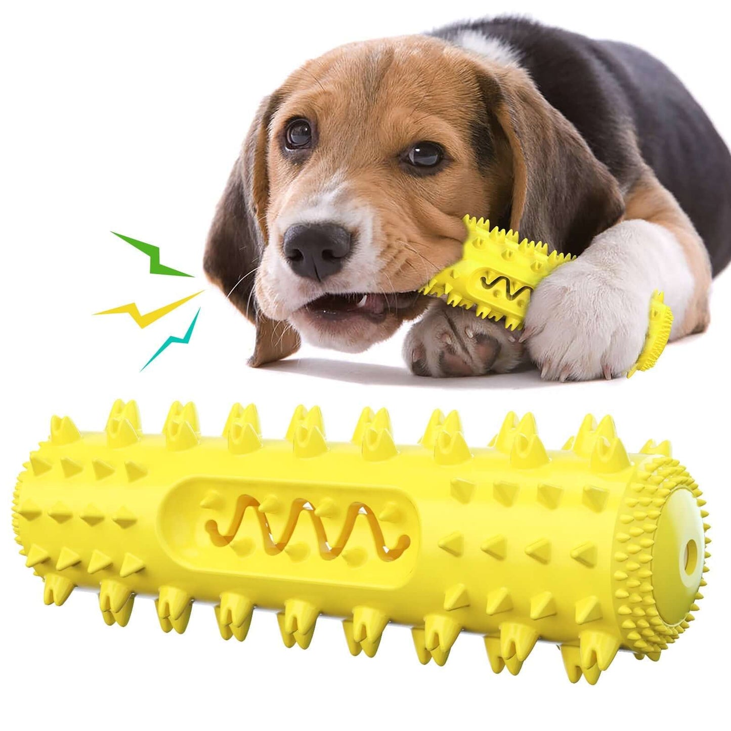 Dog Teething Stick Toy - Yellow - Dog toy