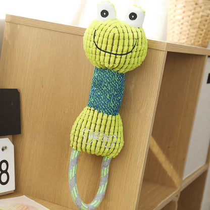 Dog Toy Cotton Rope - Frog - Dog toy