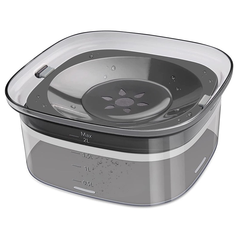 Dog Water Bowl - Black - Dog Bowl