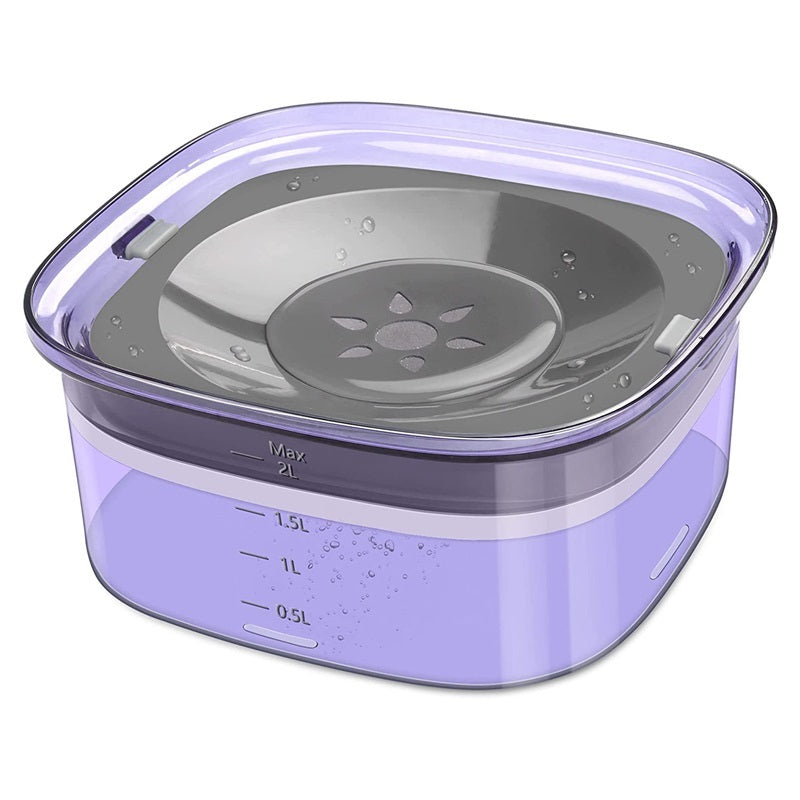 Dog Water Bowl - Purple - Dog Bowl