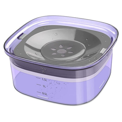 Dog Water Bowl - Purple - Dog Bowl