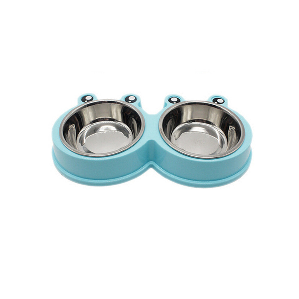 Double Pet Bowl - Blue / Q1pc - Pet bowl