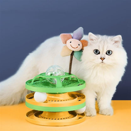 Cat Spinner Ball Toy Set