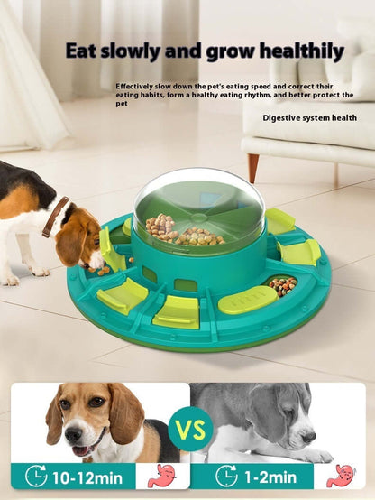 Interactive Dog Puzzle Toy - Green - Dog toy