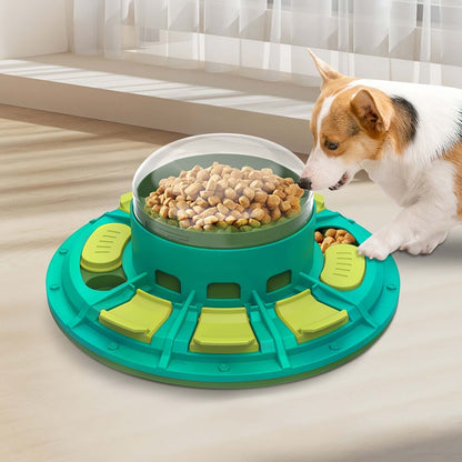 Interactive Dog Puzzle Toy - Green - Dog toy