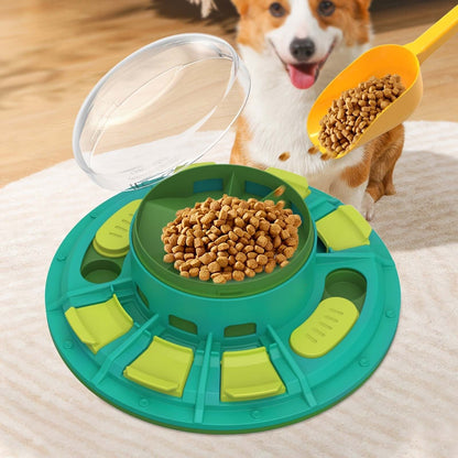 Interactive Dog Puzzle Toy - Green - Dog toy