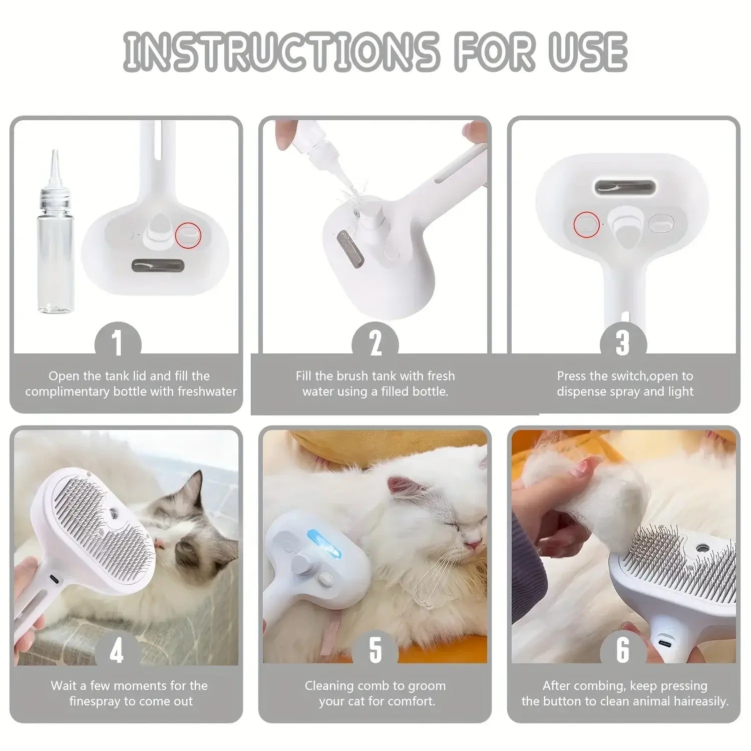 Pet Hair Comb - Just4Pets