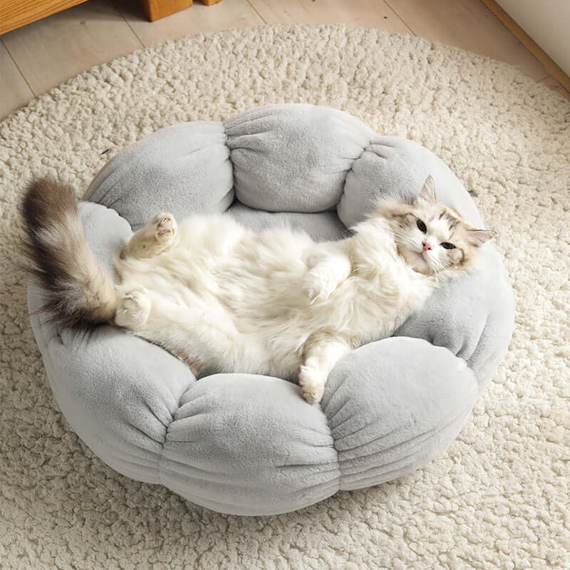 Plush Velvet Cat Kennel Bed - Cat bed