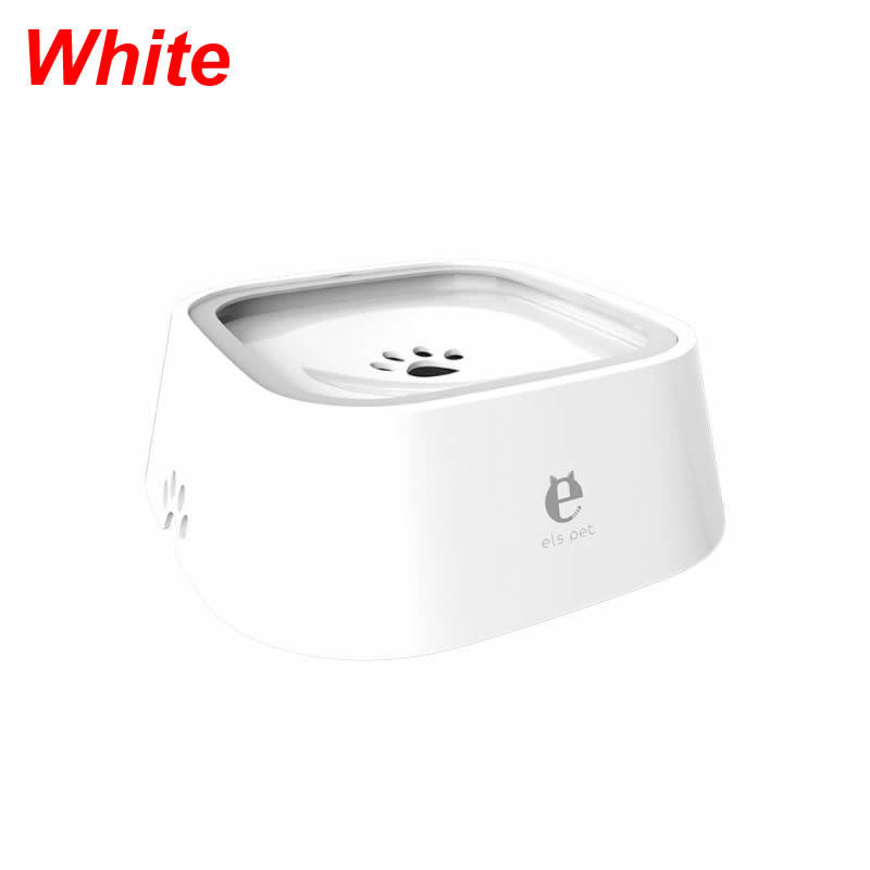 Portable Dog Bowl - White - Pet drinking