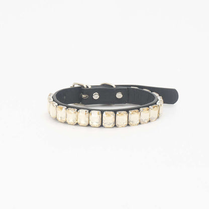 PU Dog Collar - Light gold / L - Dog collar