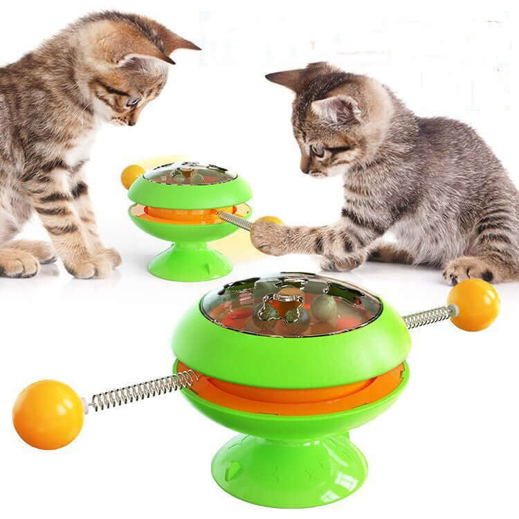 Rotatable Cat Toy With Catnip - Cat Toy