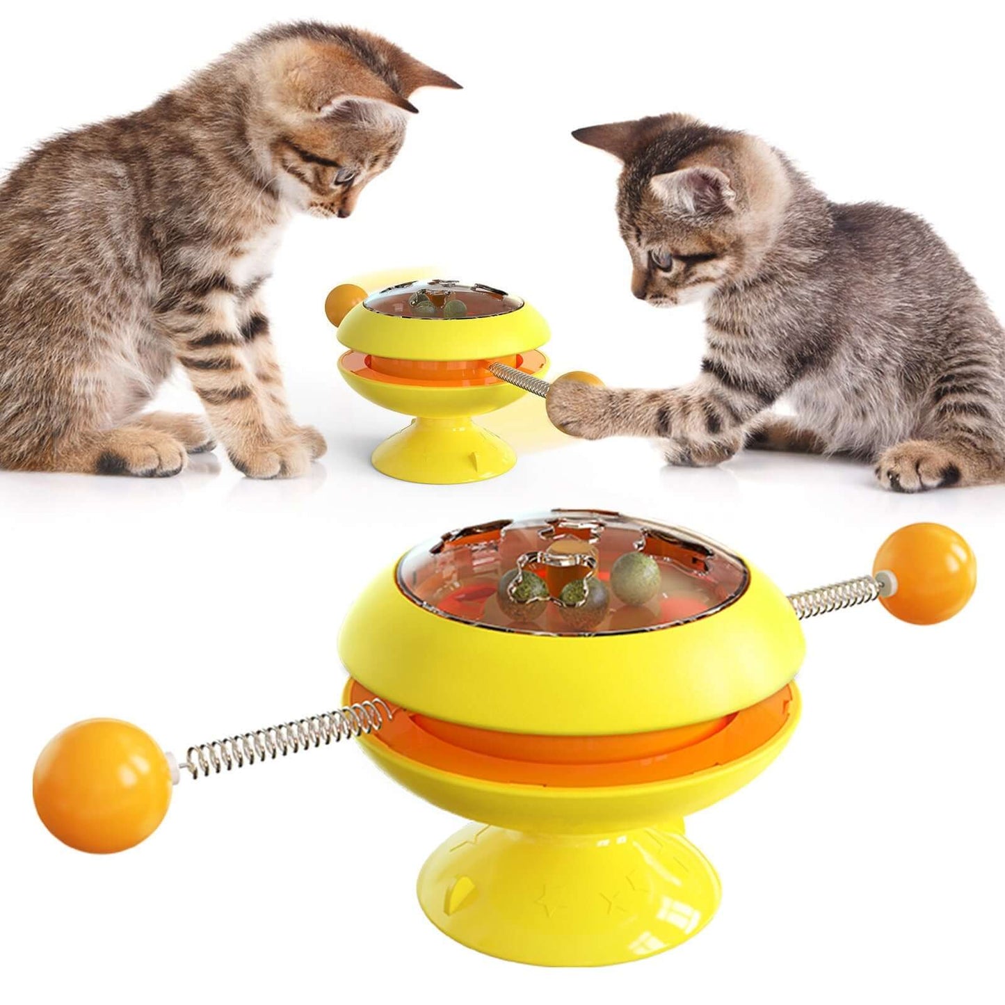 Rotatable Cat Toy With Catnip - Cat Toy