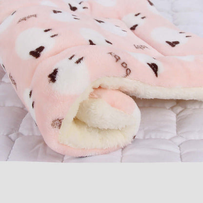 Thick Blanket for Cats And Dogs - Pink lamb / 32x25cm - Pet Bed