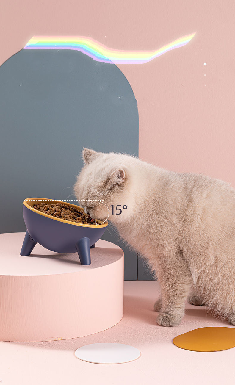 Tilted Cat Bowl * - Pet bowl